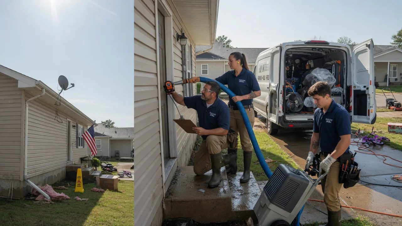 Ceiling Water Damage Restoration in Lake Park, IA near me